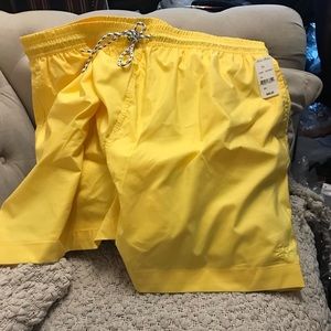 Brooks Brothers swim trunks